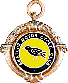 Amateur MCC motorcycle club badge from Jean-Francois Helias