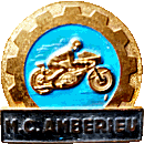 Amberieu motorcycle rally badge from Philippe Micheau