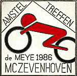 Amstel motorcycle rally badge from Hans Veenendaal