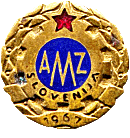AMZ (Slovenia) motorcycle fed badge from Jean-Francois Helias