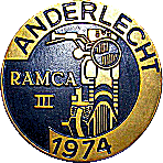Anderlecht motorcycle rally badge from Jean-Francois Helias