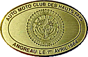 Angreau motorcycle rally badge from Jean-Francois Helias