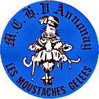 Moustaches Gelees motorcycle rally badge from Jean-Francois Helias
