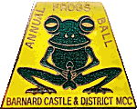 Annual Frogs Ball motorcycle rally badge from Jean-Francois Helias