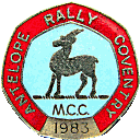 Antelope motorcycle rally badge from Jean-Francois Helias
