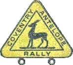 Antelope motorcycle rally badge from Terry Reynolds