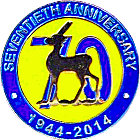Antelope MCC Seventieth Anniversary motorcycle club badge from Jean-Francois Helias