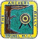 Archers motorcycle rally badge from Jean-Francois Helias