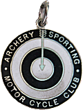 Archery motorcycle club badge from Jean-Francois Helias