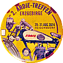 Ardie motorcycle rally badge from Jean-Francois Helias