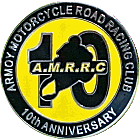 Armoy Road Race Anniversary motorcycle race badge from Jean-Francois Helias