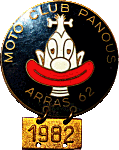 Arras motorcycle rally badge from Jean-Francois Helias