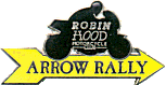 Arrow motorcycle rally badge from Dave Cooper