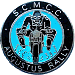 Augustus motorcycle rally badge from Jean-Francois Helias