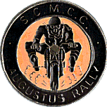 Augustus motorcycle rally badge from Graham Mills