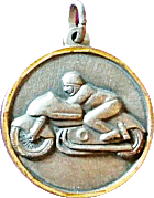 Augy motorcycle rally badge from Jean-Francois Helias