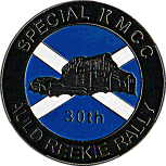 Auld Reekie motorcycle rally badge from John Newitt