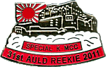 Auld Reekie motorcycle rally badge from Ted Trett