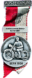 Auszeichnung Berne motorcycle rally badge from Jean-Francois Helias
