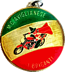 Avigliana I Briganti motorcycle rally badge from Jean-Francois Helias