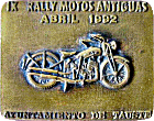 Ayuntamiento de Tauste motorcycle rally badge from Jean-Francois Helias