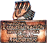 Bahia de Mazarron motorcycle rally badge from Jean-Francois Helias