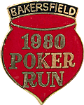 Bakersfield Poker Run motorcycle run badge from Jean-Francois Helias