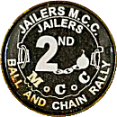 Ball And Chain  motorcycle rally badge from Jean-Francois Helias