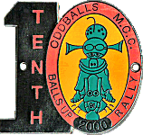 Balls Up motorcycle rally badge from Russ Shand