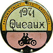 Balustines motorcycle rally badge from Jean-Francois Helias