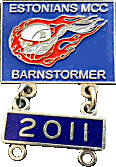 Barnstormer motorcycle rally badge from Jean-Francois Helias