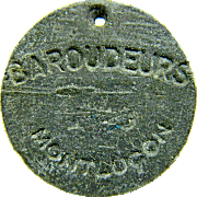 Baroudeurs motorcycle rally badge from Jean-Francois Helias