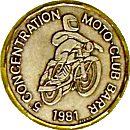 Barr motorcycle rally badge from Jean-Francois Helias