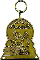 Bartje motorcycle rally badge from Hans Veenendaal