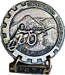 Bart Le Duc motorcycle rally badge from Jean-Francois Helias