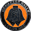 Beau Peep - motorcycle rally badge from Jean-Francois Helias