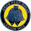 Beau Peep motorcycle rally badge from Mike Hull
