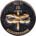 Beaurepaire motorcycle rally badge from Jean-Francois Helias