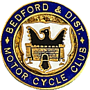 Bedford & DMCC motorcycle club badge from Jean-Francois Helias