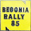 Begonia motorcycle rally badge from Jean-Francois Helias