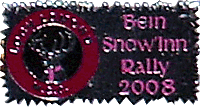 Bein Snow Inn motorcycle rally badge from Nigel Woodthorpe