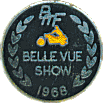 BMF Belle Vue motorcycle show badge from Ben Crossley