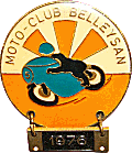 Belley motorcycle rally badge from Jean-Francois Helias