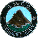 Bennachie motorcycle rally badge from Russ Shand