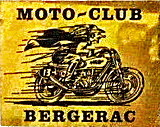 Bergerac motorcycle rally badge from Jean-Francois Helias