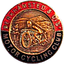 Berkhamsted motorcycle club badge from Jean-Francois Helias