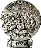 Besançon motorcycle rally badge from Jean-Francois Helias
