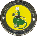 Better Smeg Than Dead motorcycle rally badge from Lone Wolf