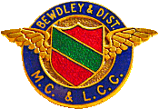 Bewdley motorcycle club badge from Jean-Francois Helias