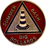 Big Bollards Summer Bash motorcycle rally badge